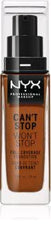 Jag Couture London - New York Nyx Can't Stop Won't Stop Full Coverage Foundation Deep Walnut 30ml