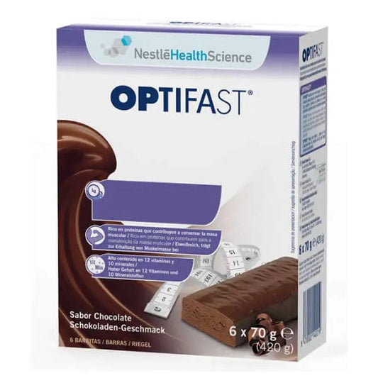 Jag Couture London - New York Optifast Sabor Chocolate 6 Barritas