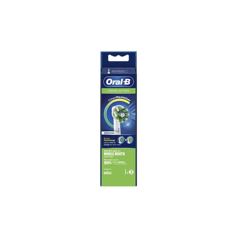 Jag Couture London - New York Oral-B Cross Action Toothbrush Refill 3 Pcs.