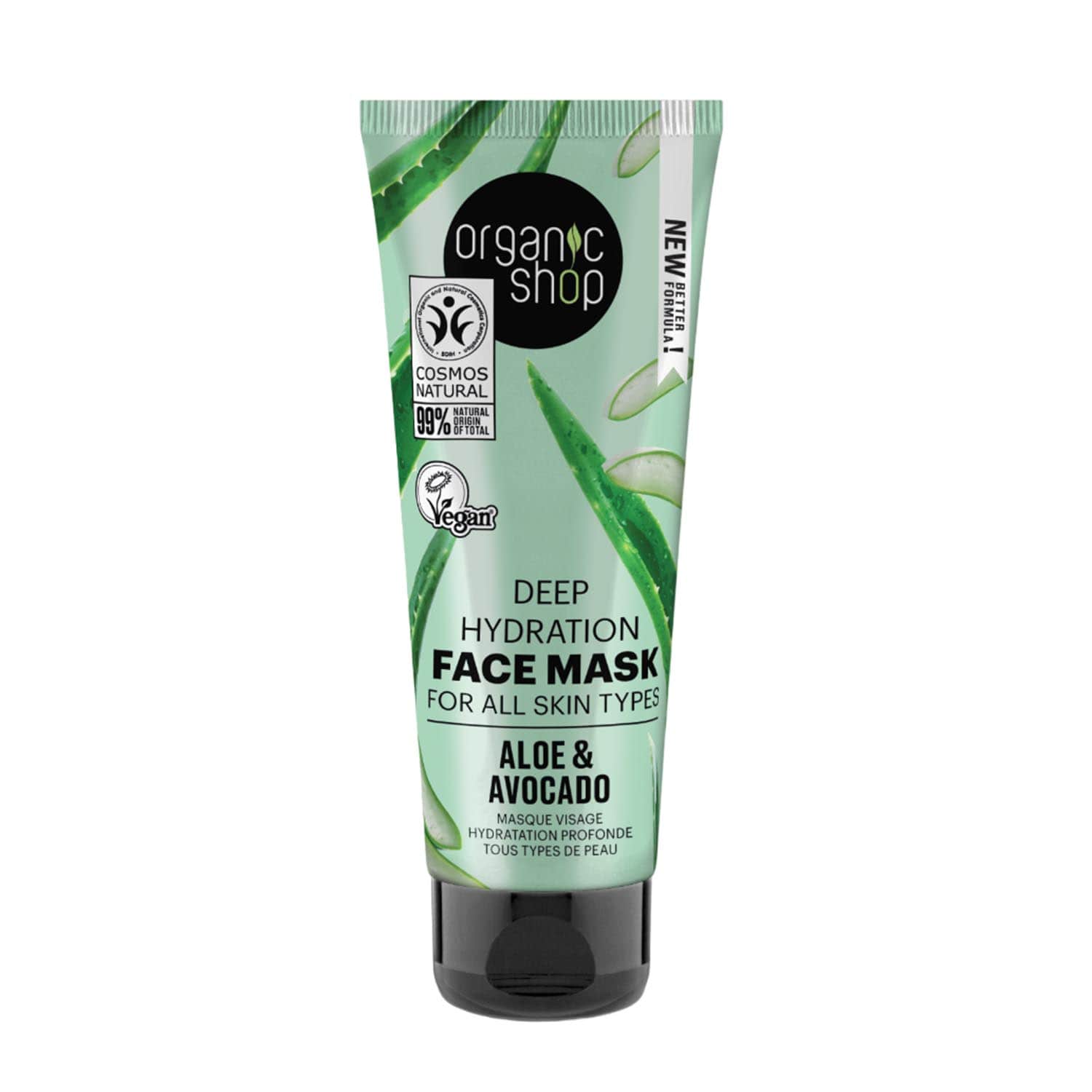 Jag Couture London - New York Organic Shop Aloe Mascarilla Facial Hidratacion Profunda Todo Tipo De Pieles 75ml