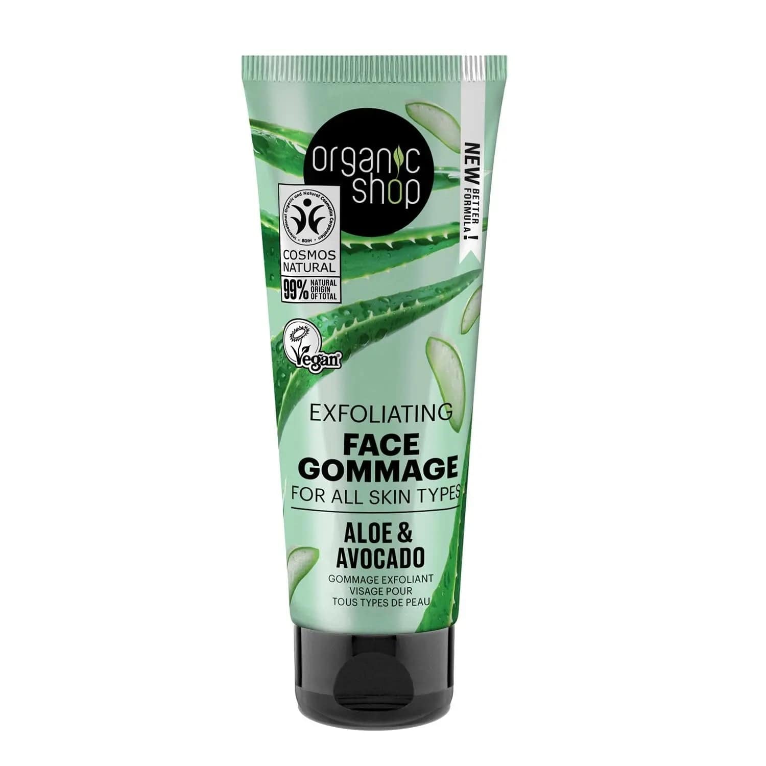 Jag Couture London - New York Organic Shop Aloe y Avocado Exfoliante Facial 75ml