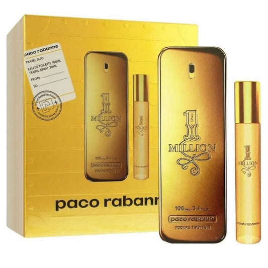 Jag Couture London - New York Paco Rabanne 1 Million Eau De Toilette Spray 100ml Set 2 Pieces