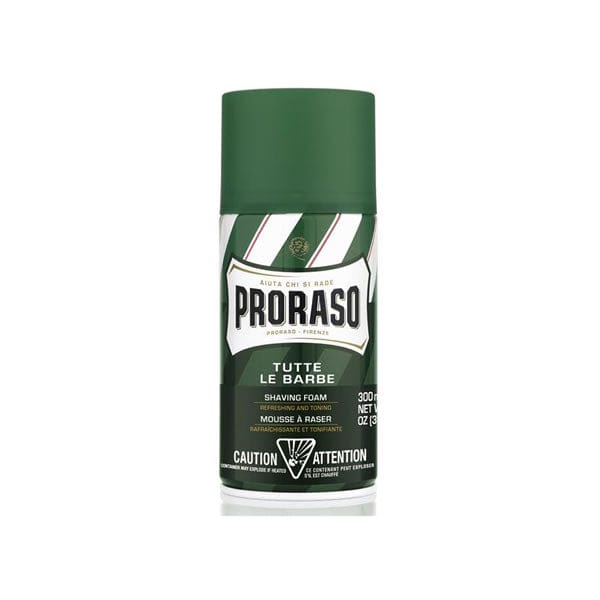 Jag Couture London - New York Proraso Green Tutte Le Barbe Shaving Foam 300ml