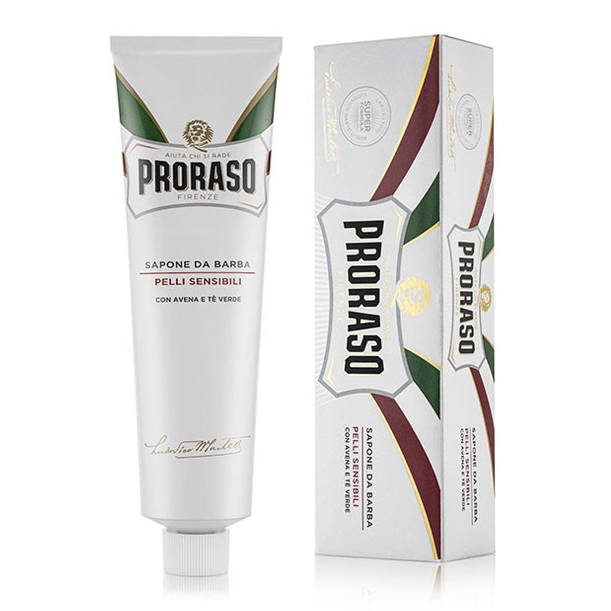 Jag Couture London - New York Proraso Te Verde y Avena Crema De Afeitado Pieles Sensibles 150ml