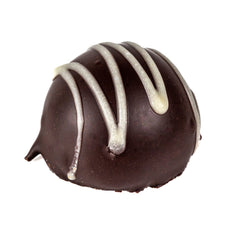 Jag Couture London - New York Rhubarb Fruit Cream - flavoured fondant cream in dark chocolate 13g