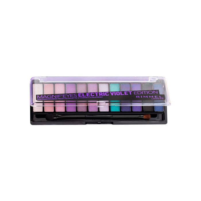 Jag Couture London - New York Rimmel London Magnif'Eyes Eyeshadow Palette 008 Electric Violet 12 Shades