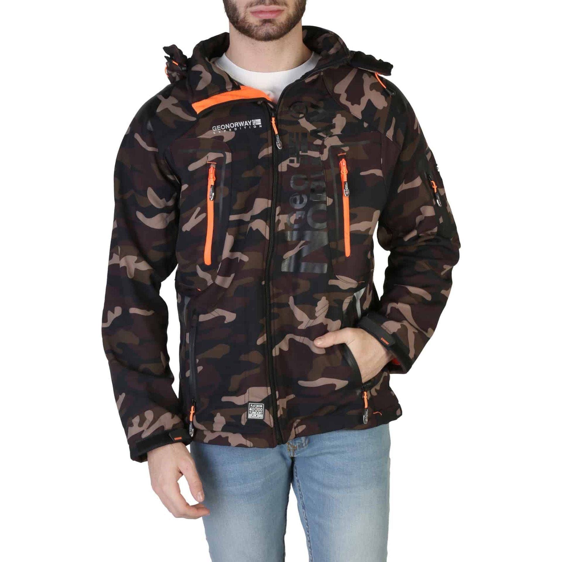 Jag Couture London - New York S Geographical Norway Techno-camo_man_kaki-orange