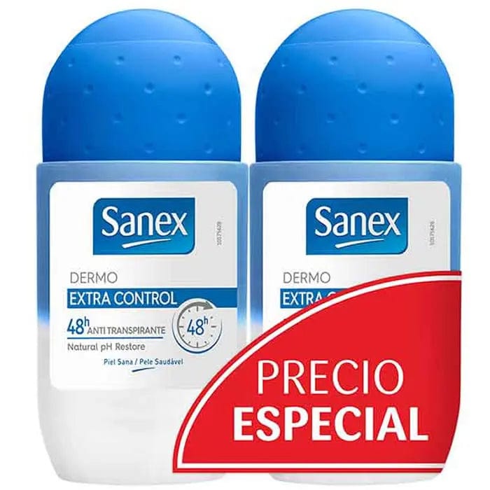 Jag Couture London - New York Sanex Dermo Extra Control 48h Deodorant Roll On Duplo 2x50ml