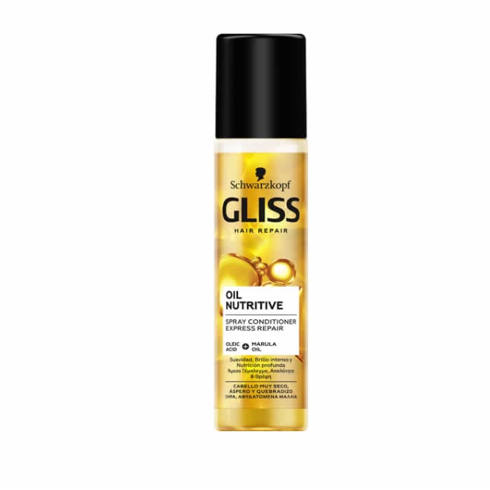 Jag Couture London - New York Schwarzkopf Gliss Oil Nutritive Spray Conditioner Express Repair 200ml