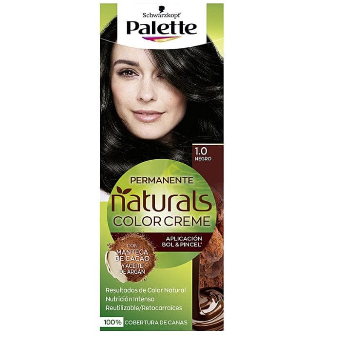 Jag Couture London - New York Schwarzkopf Palette Naturals Color Creme 1.0 Black