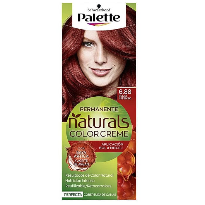 Jag Couture London - New York Schwarzkopf Palette Naturals Color Creme 6.88 Intense Red