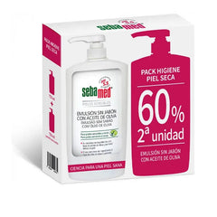 Jag Couture London - New York Sebamed Soap-Free Emulsion With Olive Oil 750ml Duo