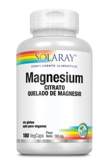 Jag Couture London - New York Solaray Big Magnesium Citrate 180 Vcaps