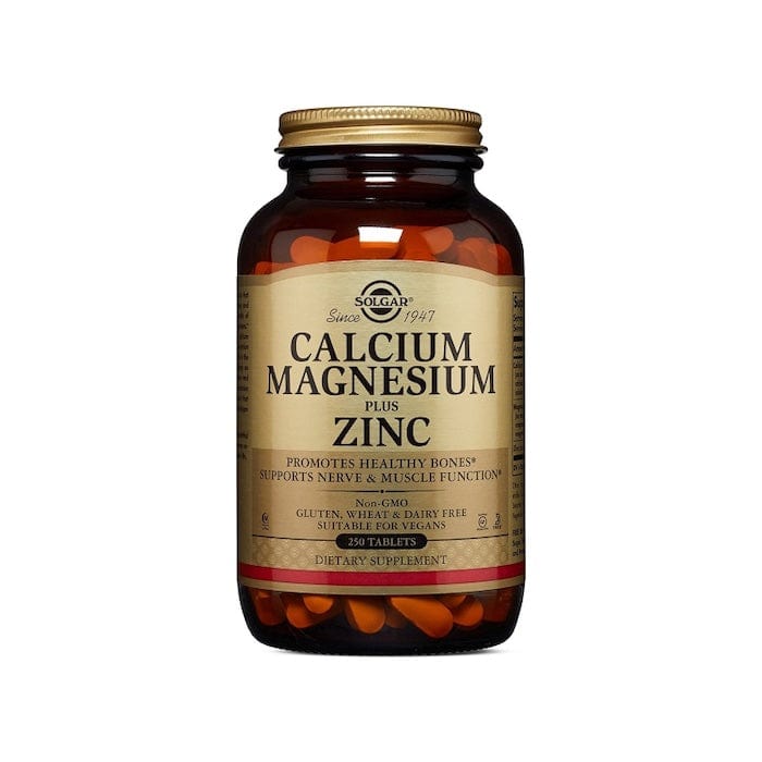 Jag Couture London - New York Solgar Calcium Magnesium Plus Zinc 250 Tablets