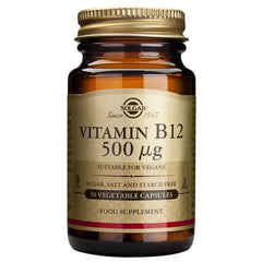 Jag Couture London - New York Solgar Vitamin B12 500cmg Cyanocobalamin 50 Capsules