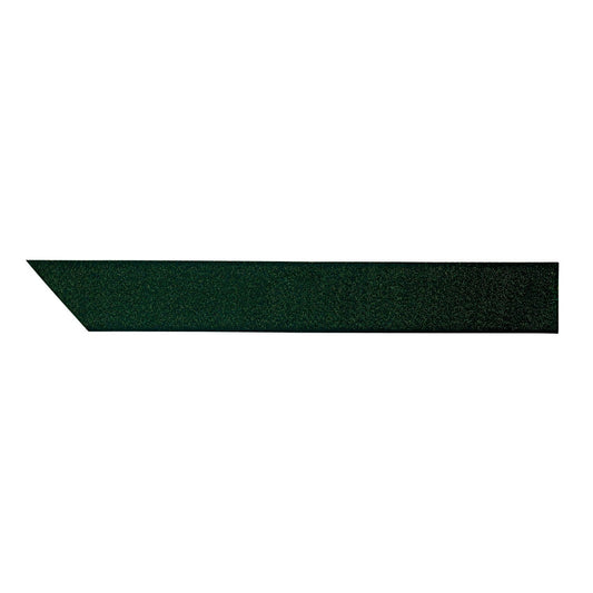 Jag Couture London - New York Spruce green polyester metallic satin ribbon with gold glitter