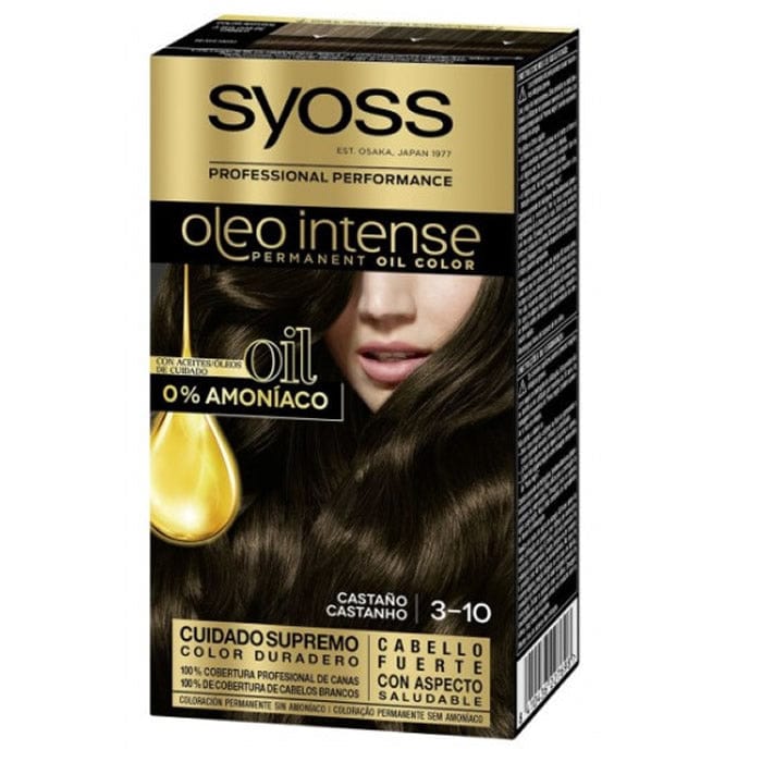 Jag Couture London - New York Syoss Oleo Intense Permanent Hair Color 3-10 Brown