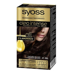 Jag Couture London - New York Syoss Oleo Intense Permanent Hair Color 4-86 Ice Brown