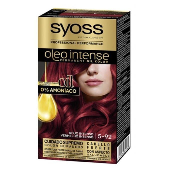 Jag Couture London - New York Syoss Oleo Intense Permanent Hair Color 5-92 Intense Red