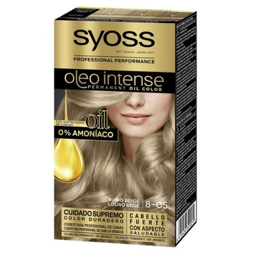 Jag Couture London - New York Syoss Oleo Intense Permanent Hair Color 8-05 Beige Blonde