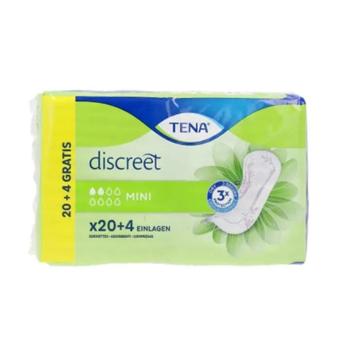 Jag Couture London - New York Tena Discreet Incontinence Sanitary Towel Mini 24 Units