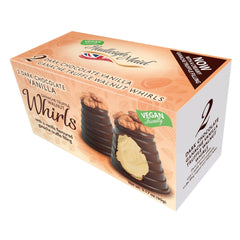 Jag Couture London - New York Vegan friendly dark chocolate vanilla ganache walnut whirls twin pack