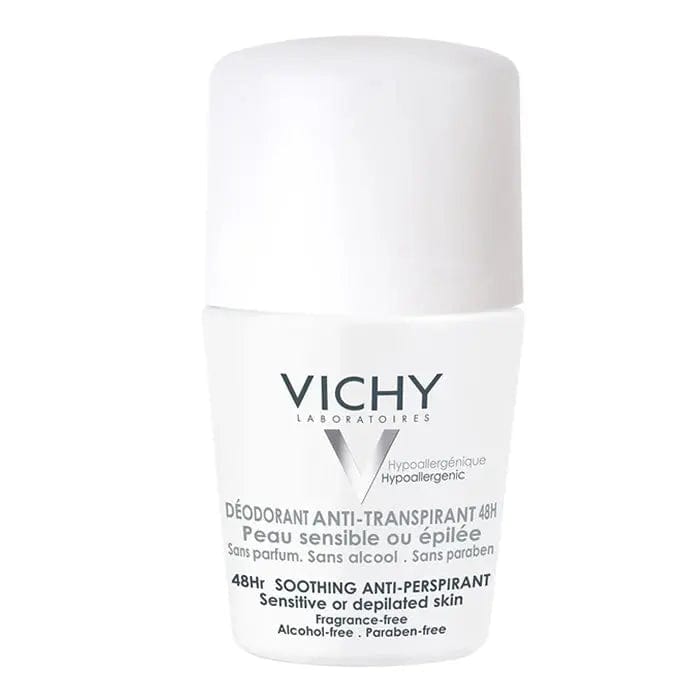 Jag Couture London - New York Vichy  48h Anti Perspirant Deodorant Roll On Sensitive Skin 50ml