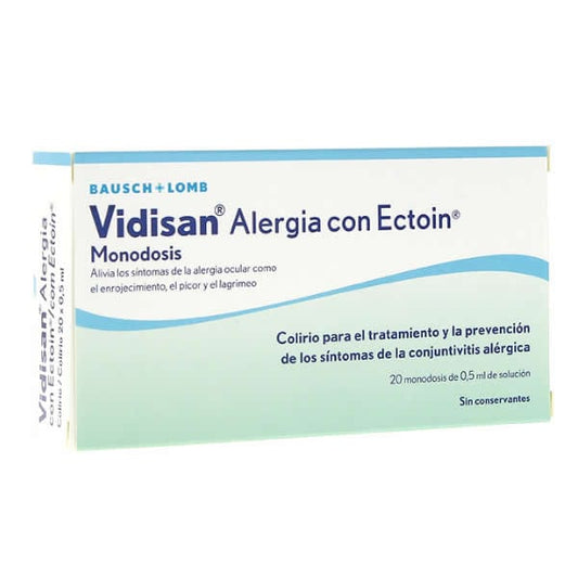 Jag Couture London - New York Vidisan Alergia Con Ectoin Monodosis 20 x 0.5ml