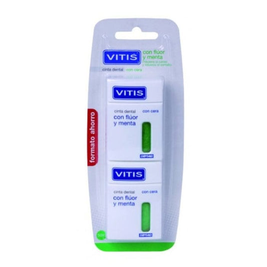 Jag Couture London - New York Vitis Dental Tape With Fluoride and Mint 2x50m