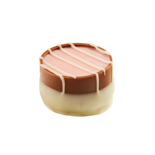 Jag Couture London - New York Vivaldi - milk chocolate cup with a red berry ganache 14g