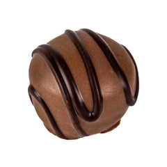 Jag Couture London - New York Walnut Whirl - light chocolate mousse with walnut in milk chocolate with dark stripe 17g