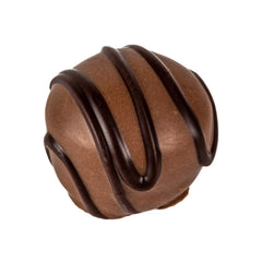Jag Couture London - New York Walnut Whirl - light chocolate mousse with walnut in milk chocolate with dark stripe 17g