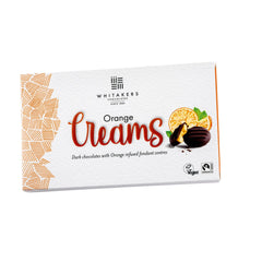 Jag Couture London - New York Whitakers dark chocolate covered orange fondant creams in carton