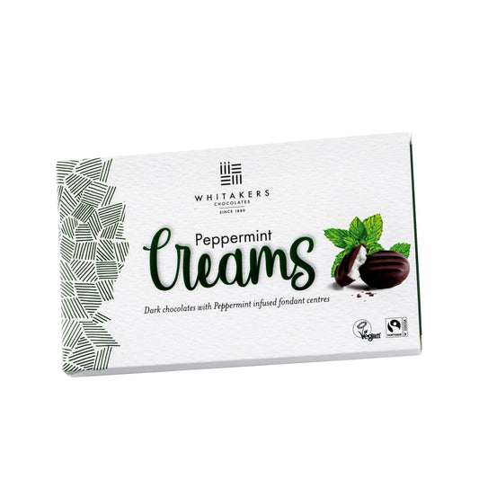 Jag Couture London - New York Whitakers dark chocolate covered peppermint fondant creams in carton
