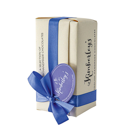 Jag Couture London - New York Wrapped ballotin of assorted handmade English chocolates with menu tag