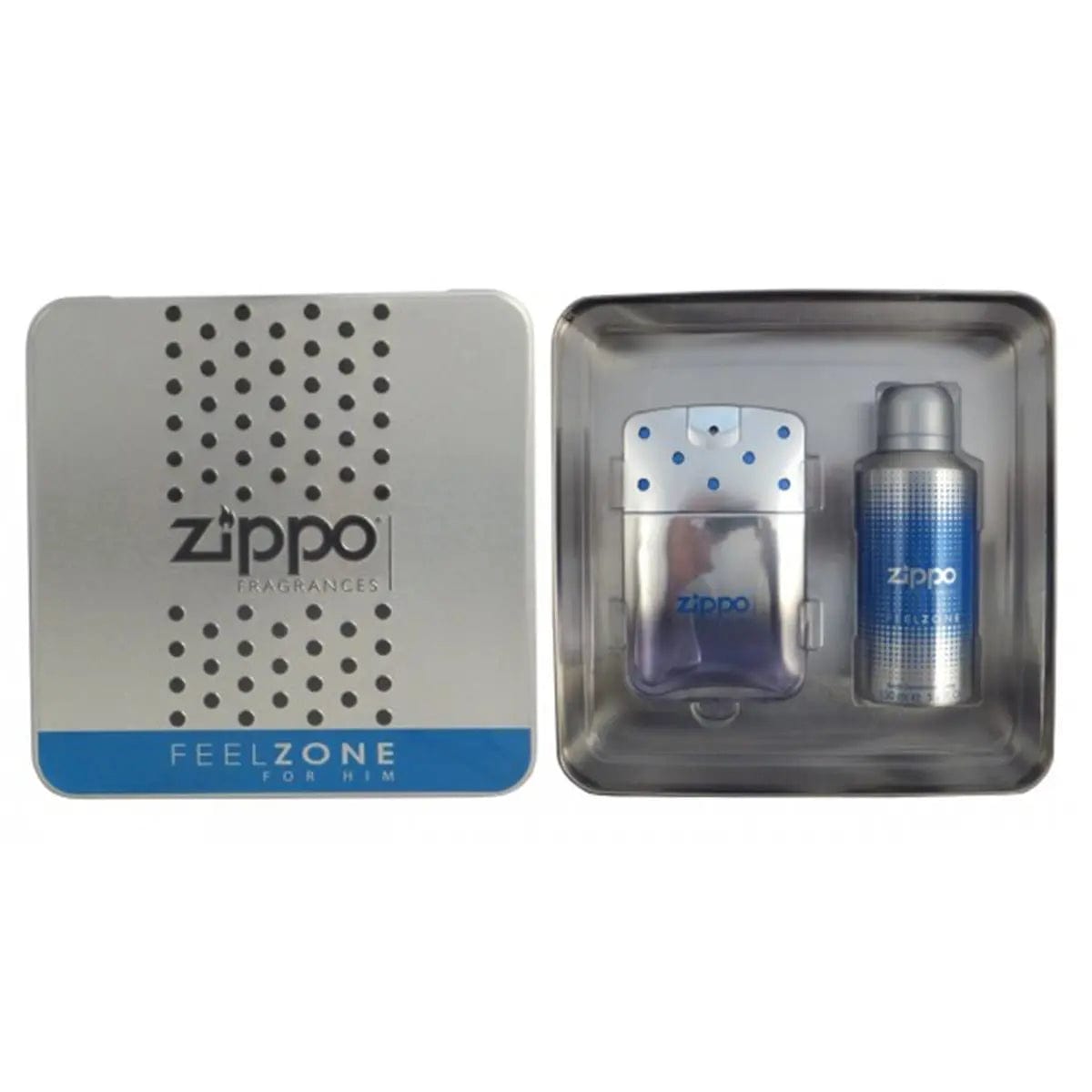 Jag Couture London - New York Zippo Fragances Feelzone for Hime Eau De Toilette Spray 75ml Set 2 Pieces 2017
